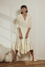 Load image into Gallery viewer, V neck tiered midi dress