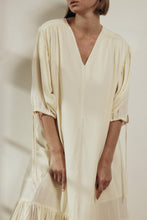 Load image into Gallery viewer, V neck tiered midi dress