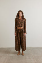 Load image into Gallery viewer, Plaid Crop Jacket – Front View | amente
