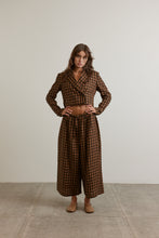 Load image into Gallery viewer, Plaid Crop Jacket – Back View | amente