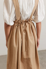 Load image into Gallery viewer, Back Tie Pinafore midi Dress