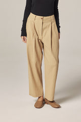 Textured Pleat Pants