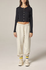 Button down short cardigan