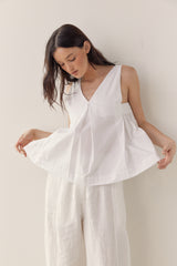 Double v-neck top