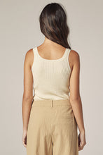 Load image into Gallery viewer, Cotton linen blend rib cami
