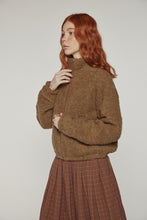 Load image into Gallery viewer, Wool high-neck bomber jacket
