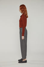 Load image into Gallery viewer, Wool blend herringbone pants
