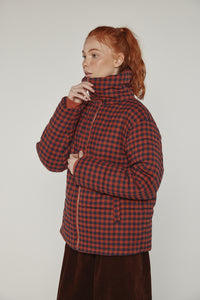 Gingham Puff Jacket – amente