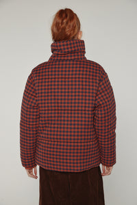 Gingham Puff Jacket – amente