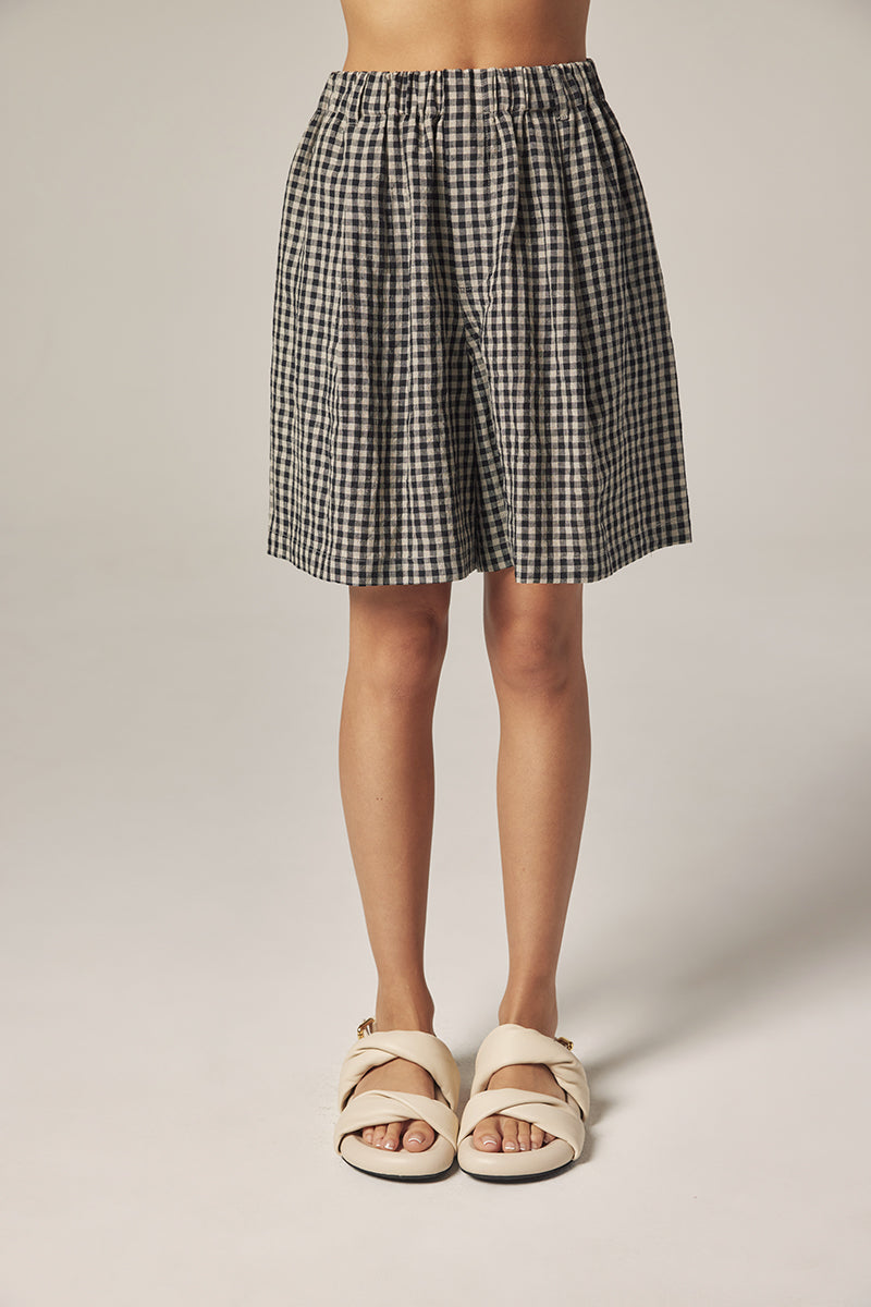 Gingham Easy Shorts