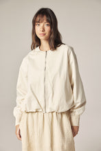 Load image into Gallery viewer, Smoked sleeve zip up jacket
