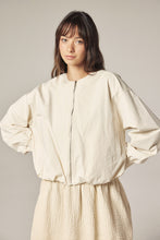 Load image into Gallery viewer, Smoked sleeve zip up jacket
