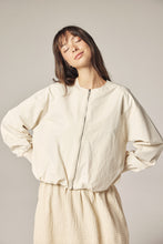 Load image into Gallery viewer, Smoked sleeve zip up jacket
