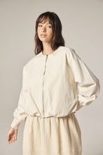 Load image into Gallery viewer, Smoked sleeve zip up jacket
