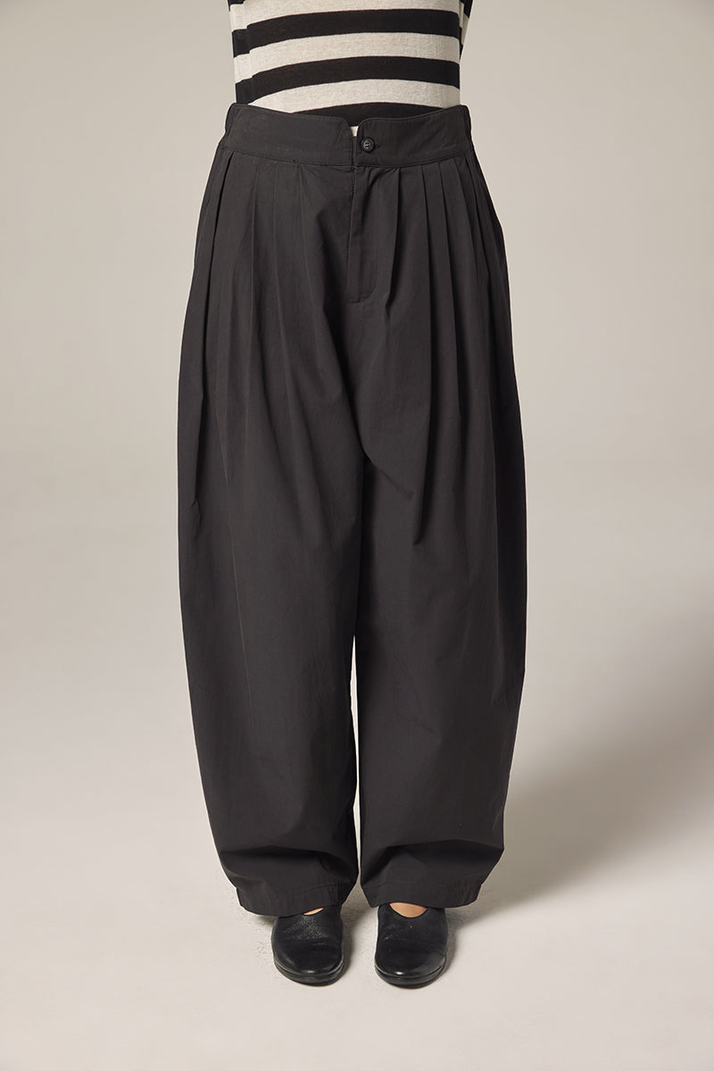 Elastic Pleat Pants