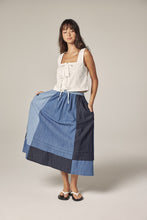 Load image into Gallery viewer, Contrast midi skirt
