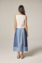 Load image into Gallery viewer, Contrast midi skirt
