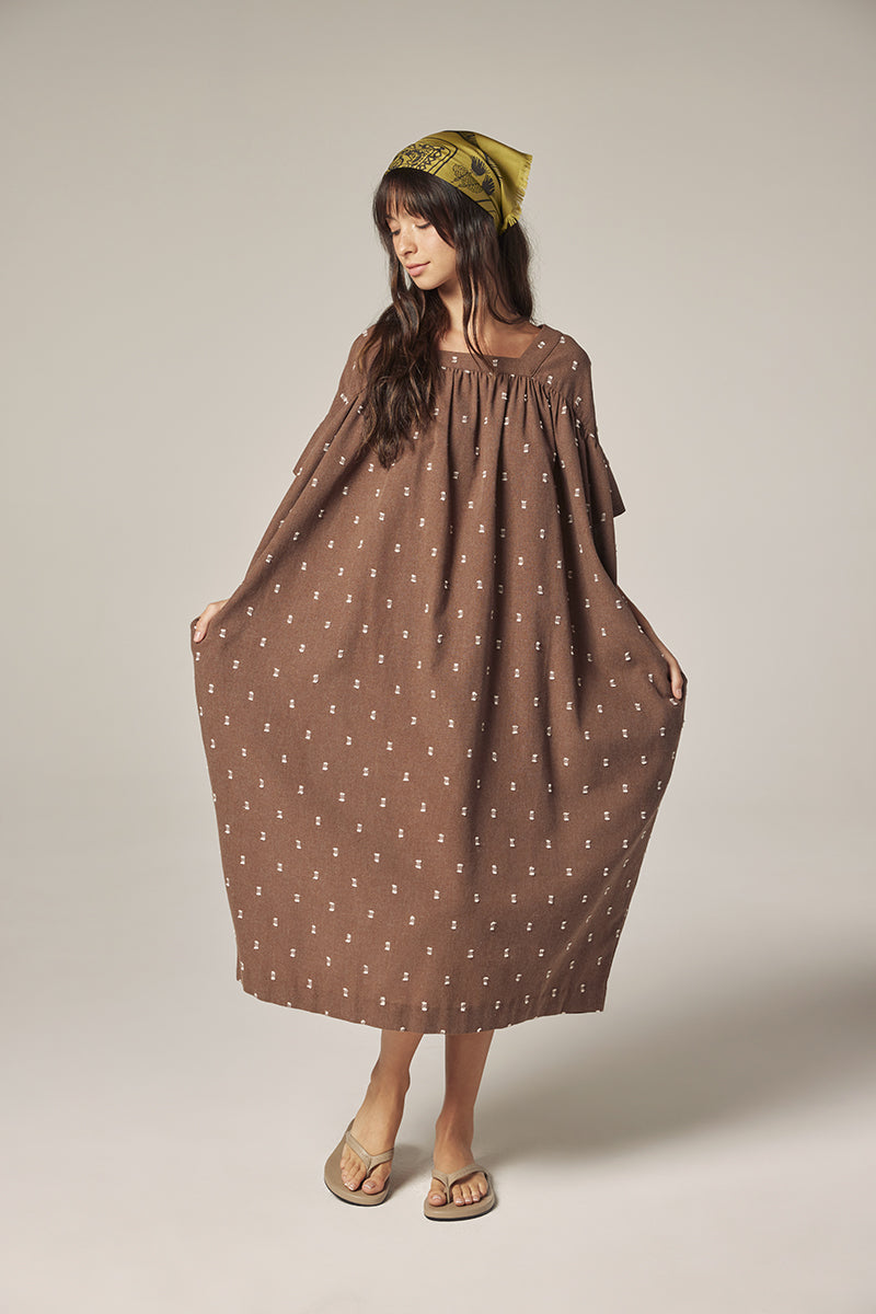 Jacquard pull over dress