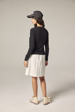 Load image into Gallery viewer, V neck cotton line rib cardigan
