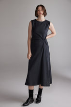 Load image into Gallery viewer, Twist Waist wool Dress
