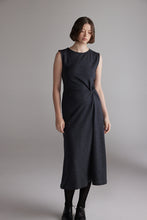 Load image into Gallery viewer, Twist Waist wool Dress
