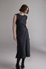 Load image into Gallery viewer, Twist Waist wool Dress
