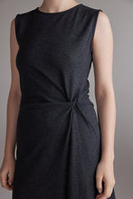 Load image into Gallery viewer, Twist Waist wool Dress
