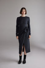 Load image into Gallery viewer, Wool Tie-Waist Dress
