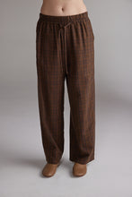 Load image into Gallery viewer, Plaid Tie Waist Pants
