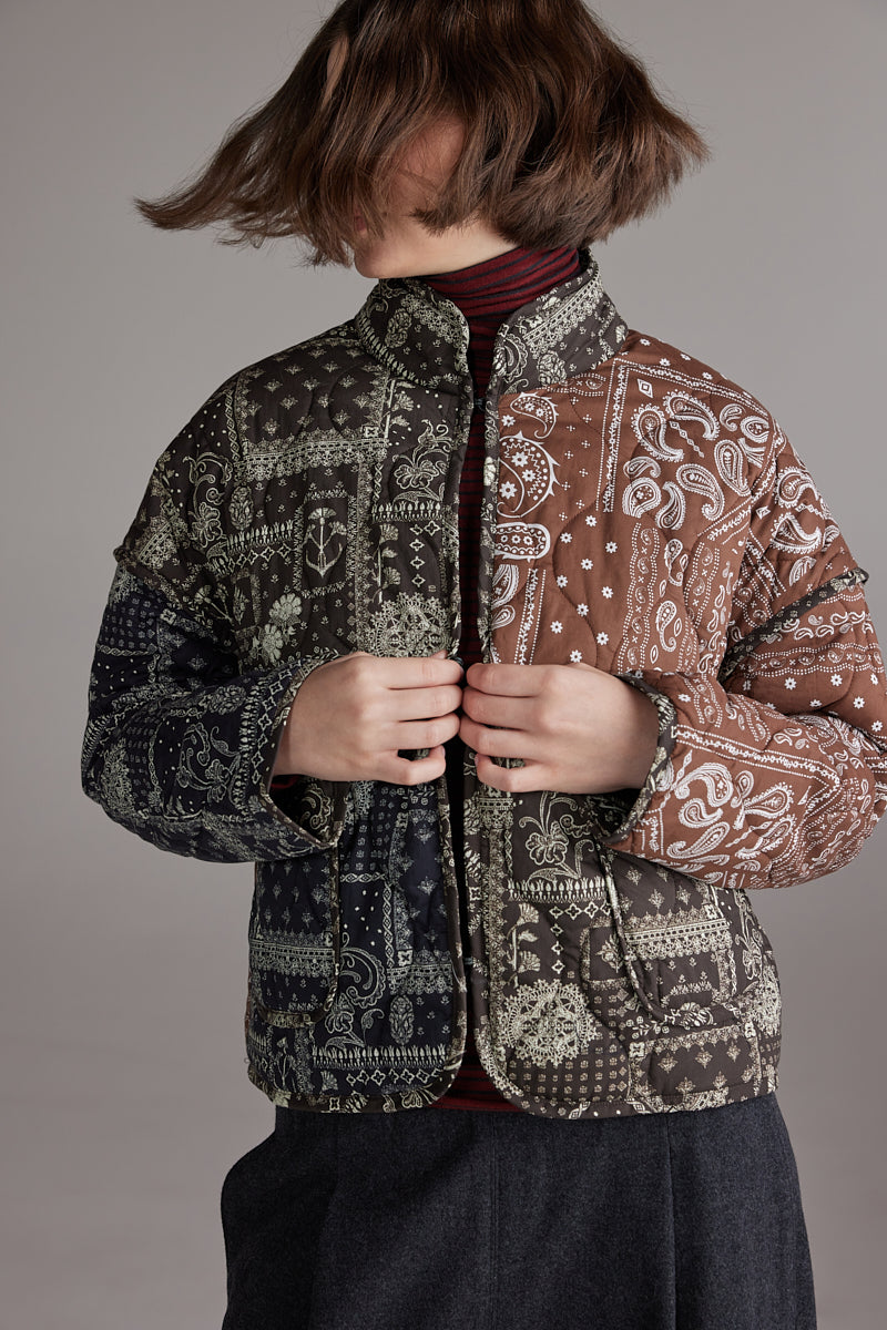 Patched quilt Jacket
