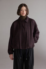 Load image into Gallery viewer, Gingham Jacket – Front View | amente
