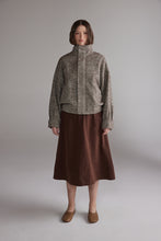 Load image into Gallery viewer, Wool Blend Bomber Jacket – Detail | amente
