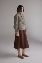 Load image into Gallery viewer, Wool Blend Bomber Jacket – Look 7 | amente
