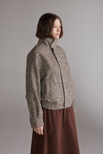 Load image into Gallery viewer, Wool Blend Bomber Jacket – Look 6 | amente
