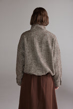 Load image into Gallery viewer, Wool Blend Bomber Jacket – Look 8 | amente
