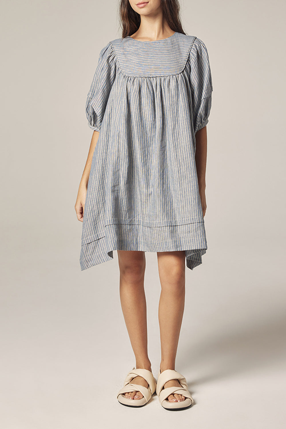 Stripe Yoke Dress