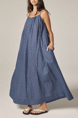 Tie back ankle dress