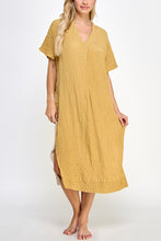 Load image into Gallery viewer, Double v- neck dress
