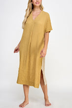 Load image into Gallery viewer, Double v- neck dress

