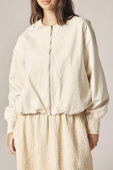 Smocked Sleeve Jacket