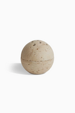 Load image into Gallery viewer, Travertine Sphere Incense &amp; Smudging Burner
