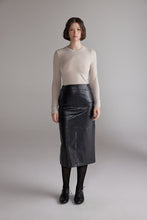 Load image into Gallery viewer, Vegan Leather Pencil Skirt
