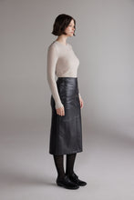 Load image into Gallery viewer, Vegan Leather Pencil Skirt
