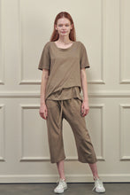 Load image into Gallery viewer, Garment dye cotton drawstring  baggy pants
