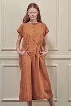Load image into Gallery viewer, Button front midi dress
