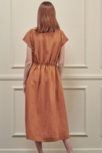 Load image into Gallery viewer, Button front midi dress
