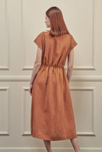 Load image into Gallery viewer, Button front midi dress
