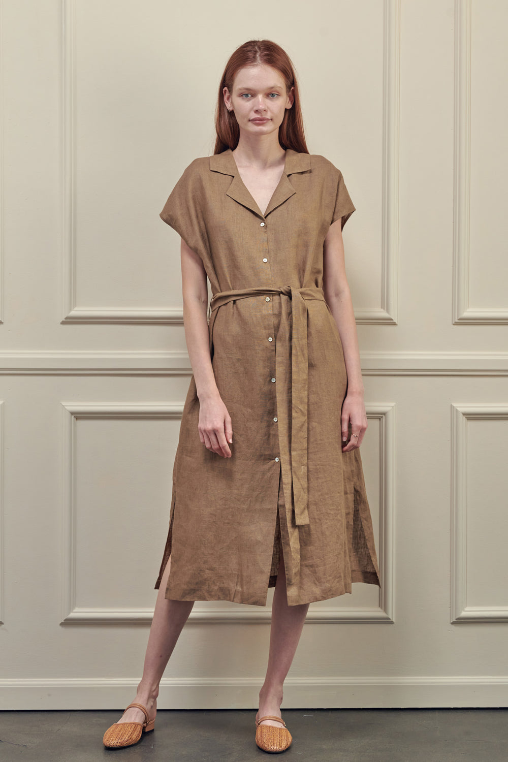 Linen Shirt Dress
