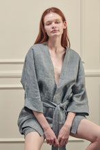 Load image into Gallery viewer, Linen robe jacket
