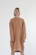 Load image into Gallery viewer, Garment dye cotton-terry sweatshirt dress
